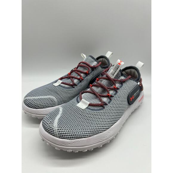 Under Armour Charged Fat Tire Gray Low Top Hiking Shoes 3027562-100 Men Size 10 - Picture 8 of 12